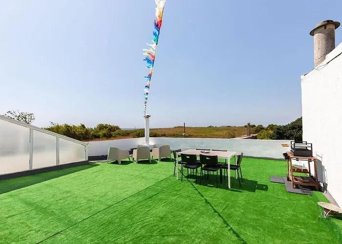 House - Terrace Sea Sunset Labruge